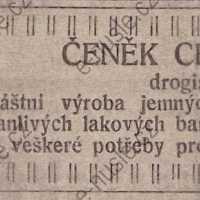 Inzerát Nuselský obzor 01.06.1913 Choděra Nusle 201 Inzerát Nuselský obzor 01.06.1913 Choděra Nusle 201