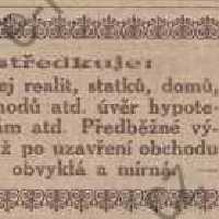 Inzerát Nuselský obzor 01.06.1913 Hlaváček Nusle 331