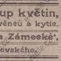 Inzerát Nuselský obzor 01.06.1913 Šmerák Nusle 5 Inzerát Nuselský obzor 01.06.1913 Šmerák Nusle 5