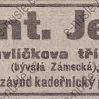 Inzerát Nuselský obzor 01.06.1913 Jelen Nusle 5 Inzerát Nuselský obzor 01.06.1913 Jelen Nusle 5