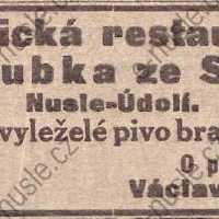 Inzerát Nuselský obzor 01.06.1913 Jakoubek Nusle 193 Inzerát Nuselský obzor 01.06.1913 Jakoubek Nusle 193