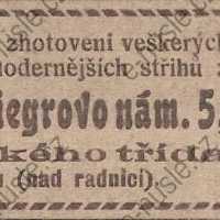 Inzerát Nuselský obzor 01.06.1913 Dušek Nusle 429