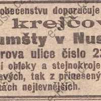 Inzerát Nuselský obzor 01.06.1913 Kumšta Nusle 232 Inzerát Nuselský obzor 01.06.1913 Kumšta Nusle 232